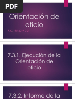 Orientación de Oficio