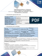 Guía de Actividades y Rúbrica de Evaluación - Tarea 1 - Termodinámica y Soluciones