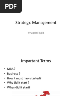 Strategic Management