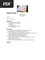 Espasol Recipe: Ingredients