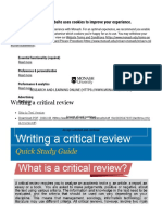 Writing A Critical Review - Research & Learning Online