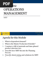 SCM 302 Ratcliffe - 14 - MRP & Erp