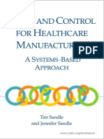 Audit and Control For Healthcare Manufacturers: A Systems-Based Approach