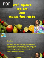 Prof. Spira's Top Ten Best Mucus-Free Foods