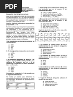 Evaluacion Icfes, Oxidos y Bases