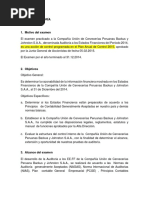 Plan de Auditoria Backus y J General 2