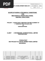 Scope of Work Technical Condition For Mechanical Works R2-CIL