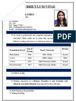 Curriculum Vitae: Satyabhama Ojha