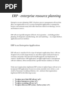 Enterprise Resource Planning