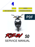 SYM Shark 50 RS-21 Service Manual PDF