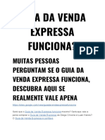 Guia Da Venda Expressa 2.0 Funciona? (NÃO COMPRE ANTES DE LER ISSO)