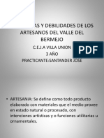 Fortalezas y Debilidades de Los Artesanos Del Valle