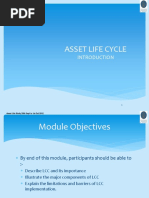 1.0 Asset Life Cycle