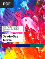 Day-to-Day Journal: Asia-Pacific Teacher Exchange For Global Education