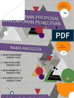 Proposal Dan Laporan Penelitian