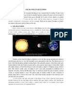 Solar and Lunar Eclipses