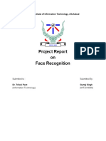 Project Report Face Recognition PCA