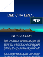 Clase 1 - Medicina Legal Generalidades