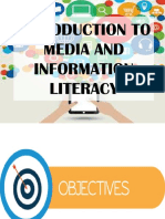 Introduction To Media and Information Literacy