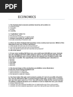 Economics MCQS