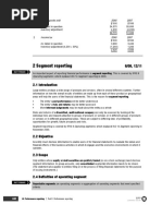 2 Segment Reporting: Workings Cost of Goods Sold 20X6 20X7