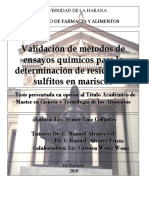 Validacion de Metodos de Ensayo - Aymee Luis-Collantes PDF