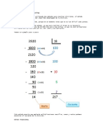 Matematica Metodo de Division