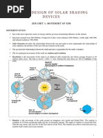 Unit 2: D Esign of Solar Shad Ing Devices