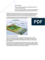 Acción Geológica de Las Aguas Subterráneas