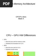 CUDA Memory Architecture: GPGPU Class Week 4