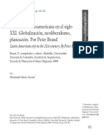 Brand, Peter - La Ciudad Latinoamericana en El Siglo XXi PDF