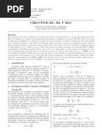 Circuitos RC RL y RLC