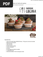 Muffins de Chocolate Con Harina de Quinua