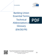 Banking Union Essential Terms: Technical Abbreviations & Glossary (EN/DE/FR)