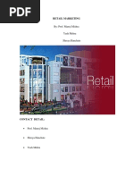 By: Prof. Manoj Mishra: Retail Marketing