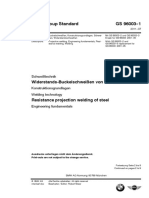 GS 96003-1 Resistance Projection Welding of Steel - Design