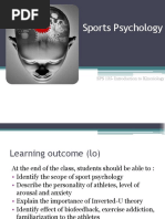 5.0 Sports Psychology