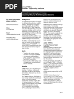 Capability Maturity Model Integration Initiative: For More Information, Please Contact - Background