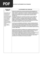 Ficha para Planteamiento Del Problema