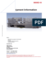 Equipment Information: Index: Description and Key Features Layout Nominal Technical Data Configuration