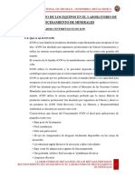 Reconocimiento de Los Equipos en El Laboratorio de Procesamiento de Minerales