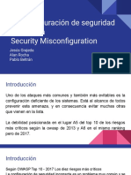 A5 Security Misconfiguration Exposición