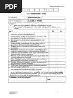 Bartending Self - Assessment Guide PDF