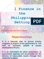 School Finance in The Philippines - Jimenez