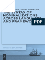 The Syntax of Nominalizations Across Languages and PDF