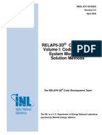 RELAP5-3D Code Manual Volume I Code Structure, System Models and Solution Methods