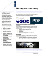 Mooring and Unmooring: PPE To Be Used