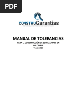 Manual de Tolerancias Colombia v2015