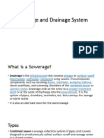 Sewerage and Drainage System