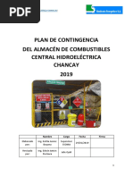 Plan de Contingencia Almacen de Combustibles - 2019